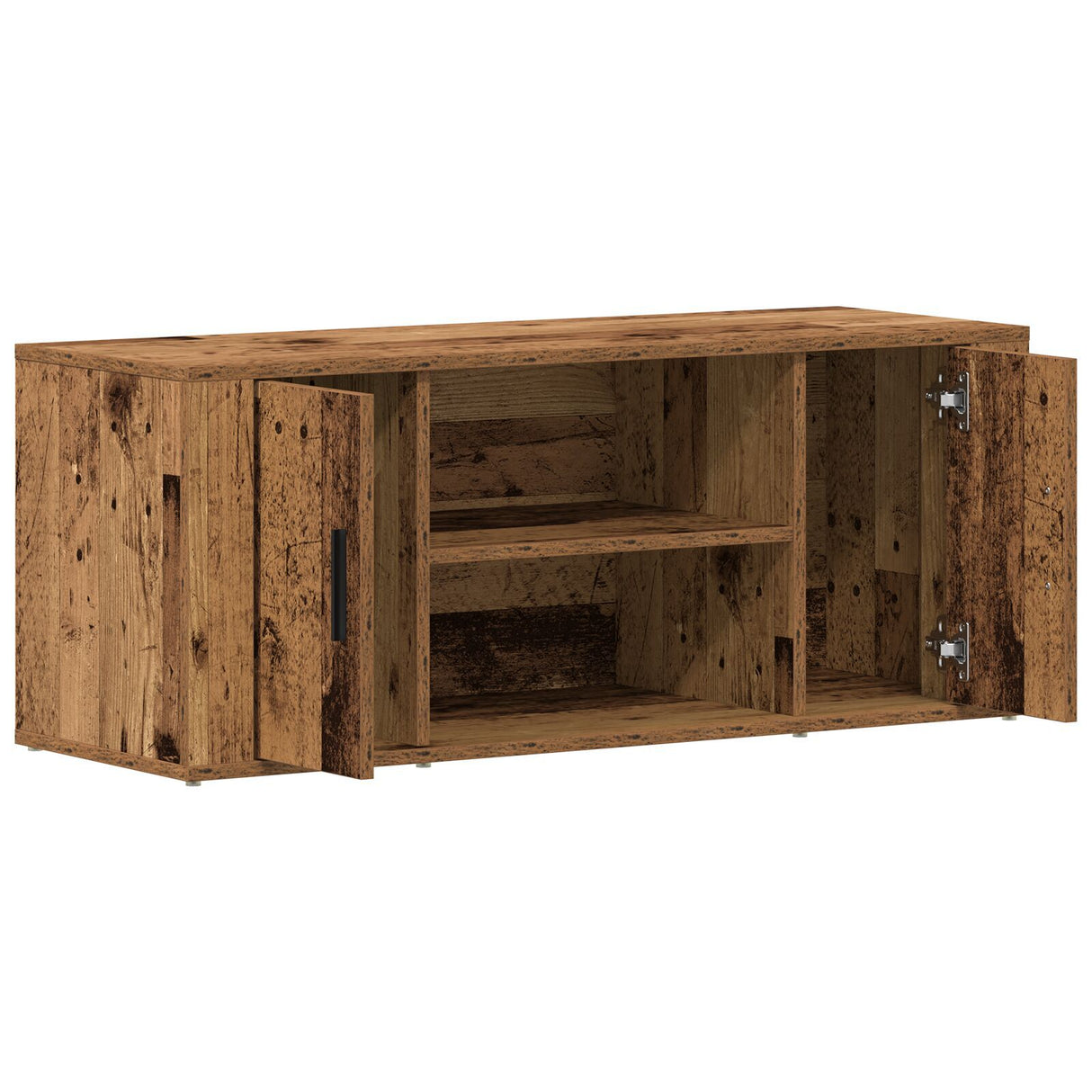 Tv Cabinet Old Wood 100X35X40 Cm Engineered Wood