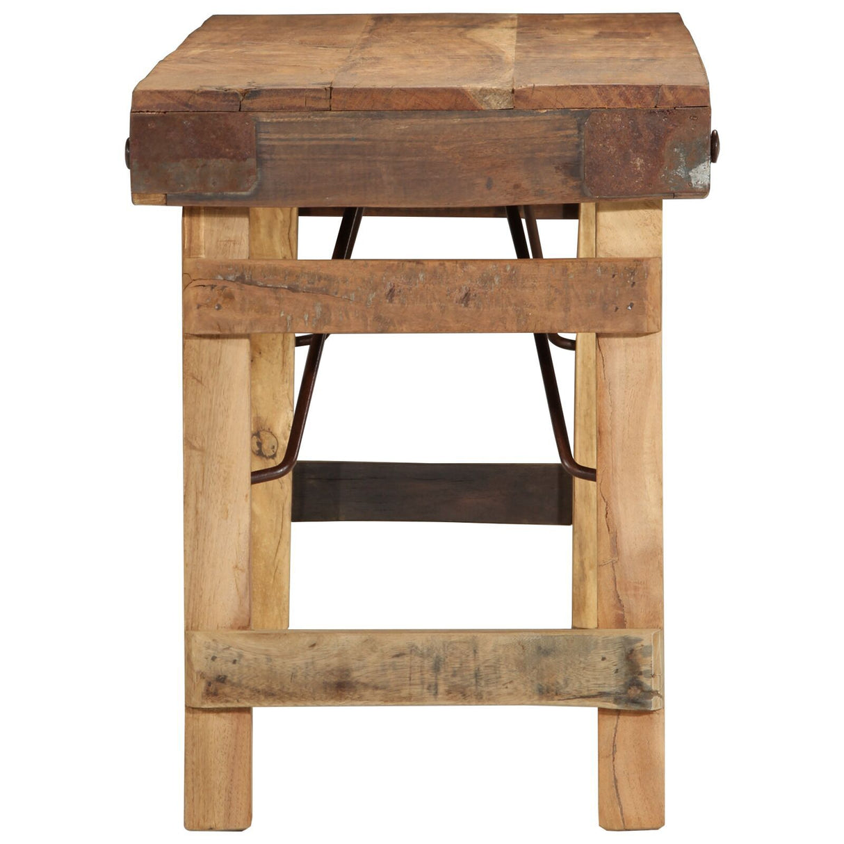 Bench 110X35X46 Cm Solid Wood Reclaimed