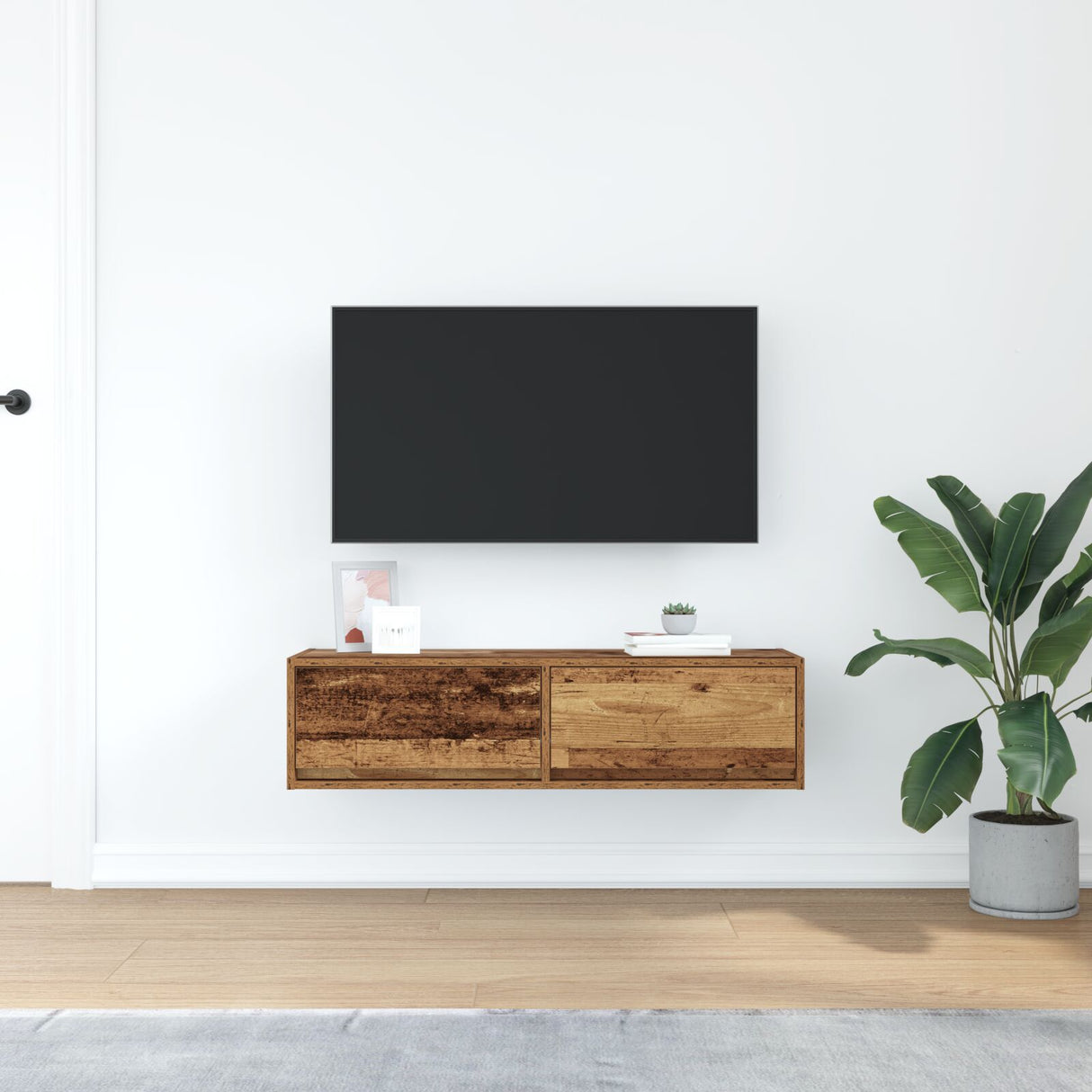 Tv Cabinet 100X31X25,5 Cm Engineered Wood