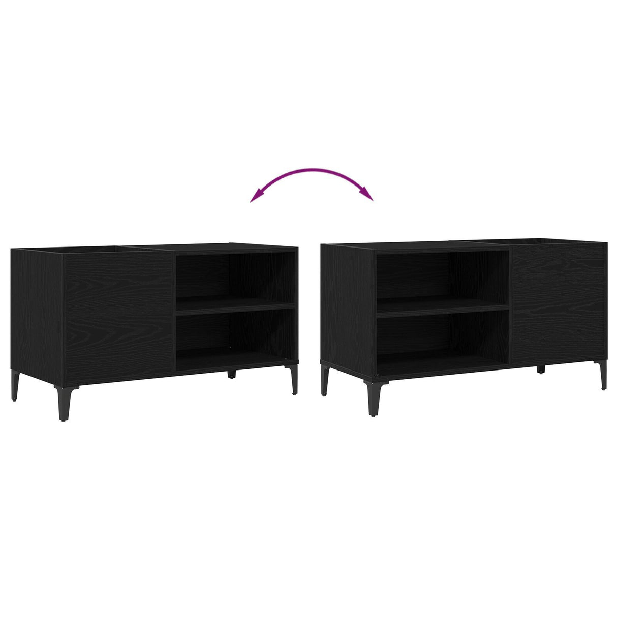 Record Cabinet 84,5X38X48 Cm Engineered Wood