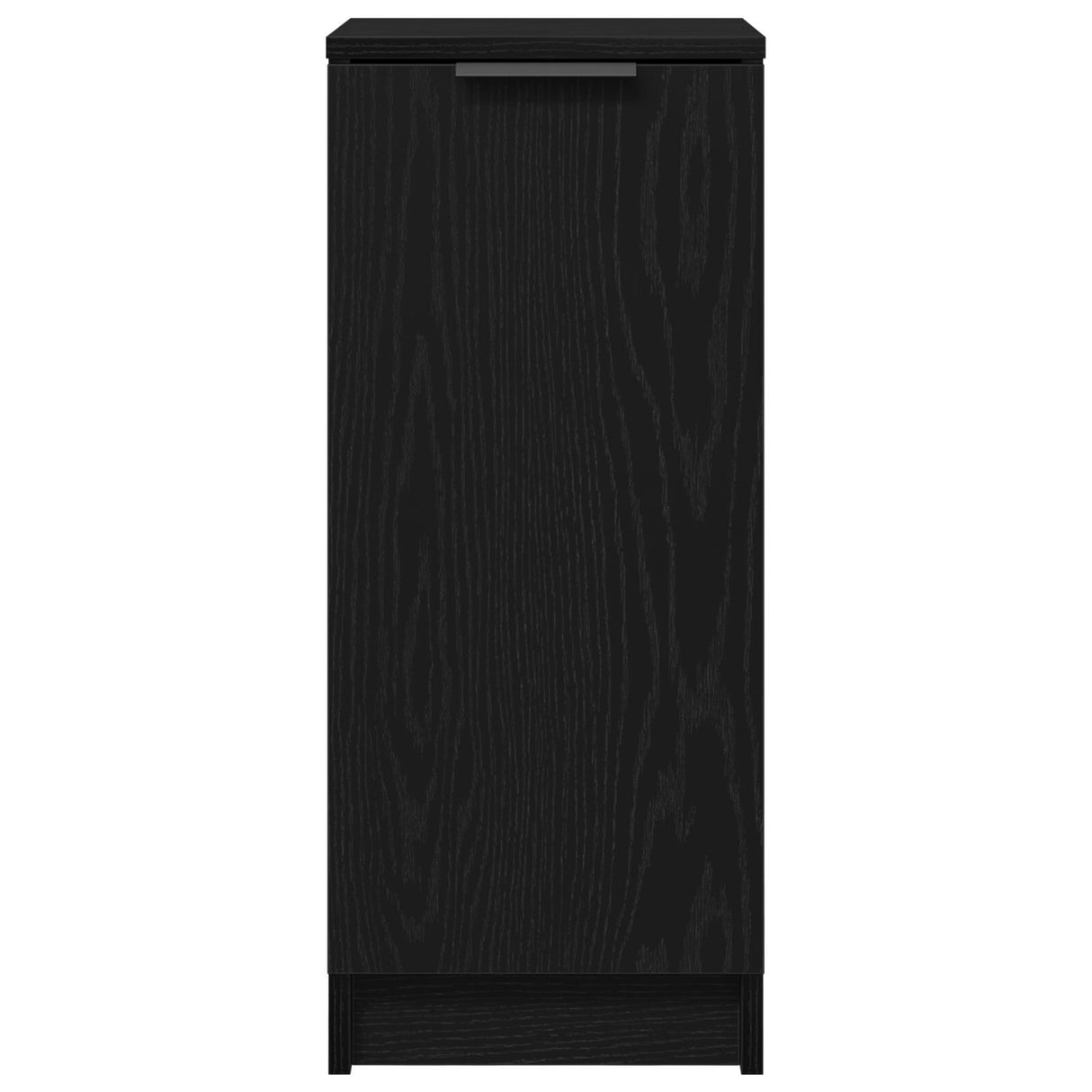 Shoe Cabinet Black Oak 30X35X70 Cm Engineered Wood