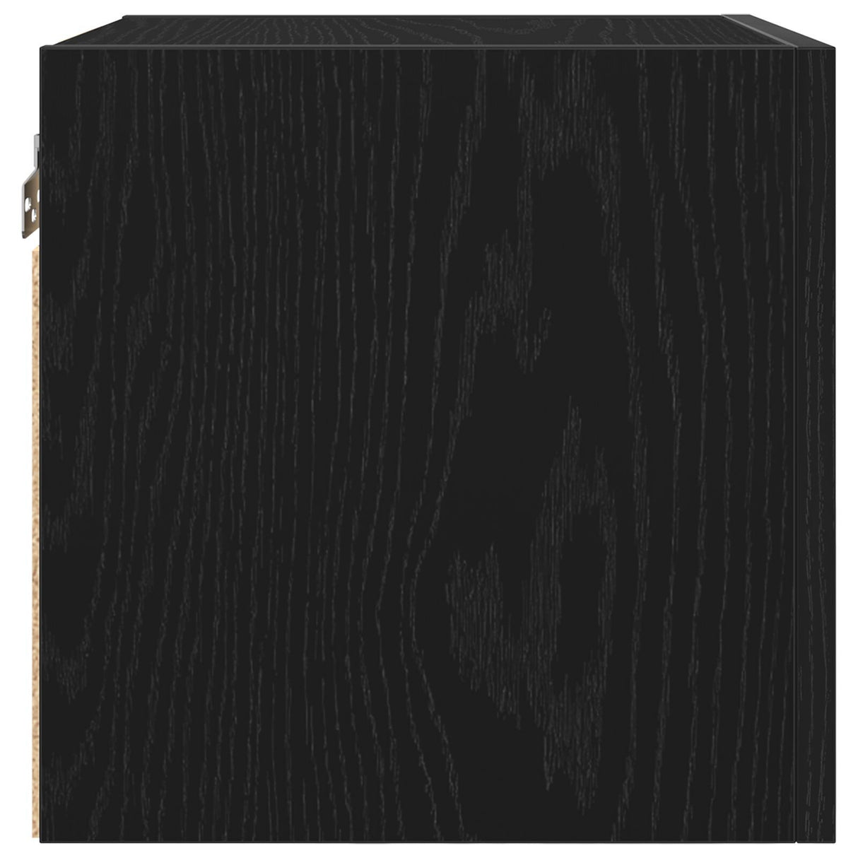 Wall Mounted Tv Cabinet In Black Oak - 30.5 X 30 X 30 Cm