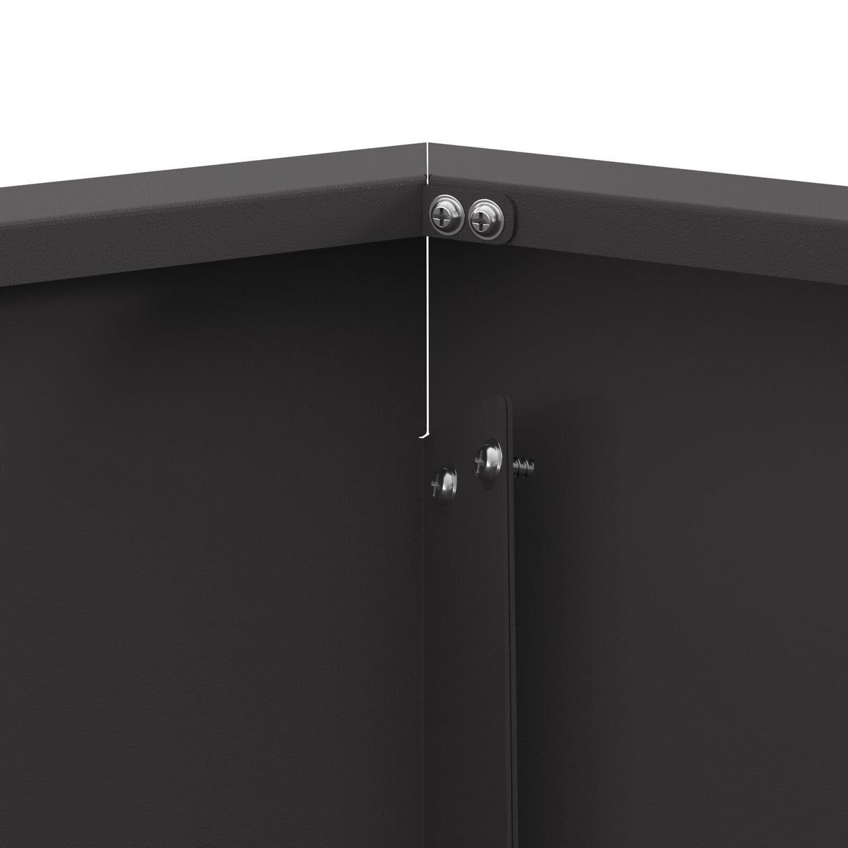 Fire Pit Hexagonal Black Steel