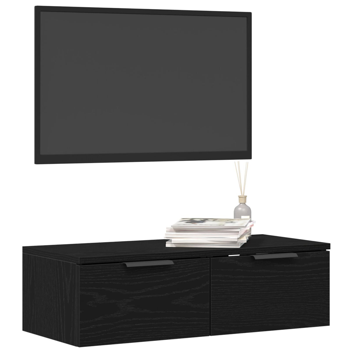 Wall Cabinet 68X30X20 Cm Made From Engineered Wood