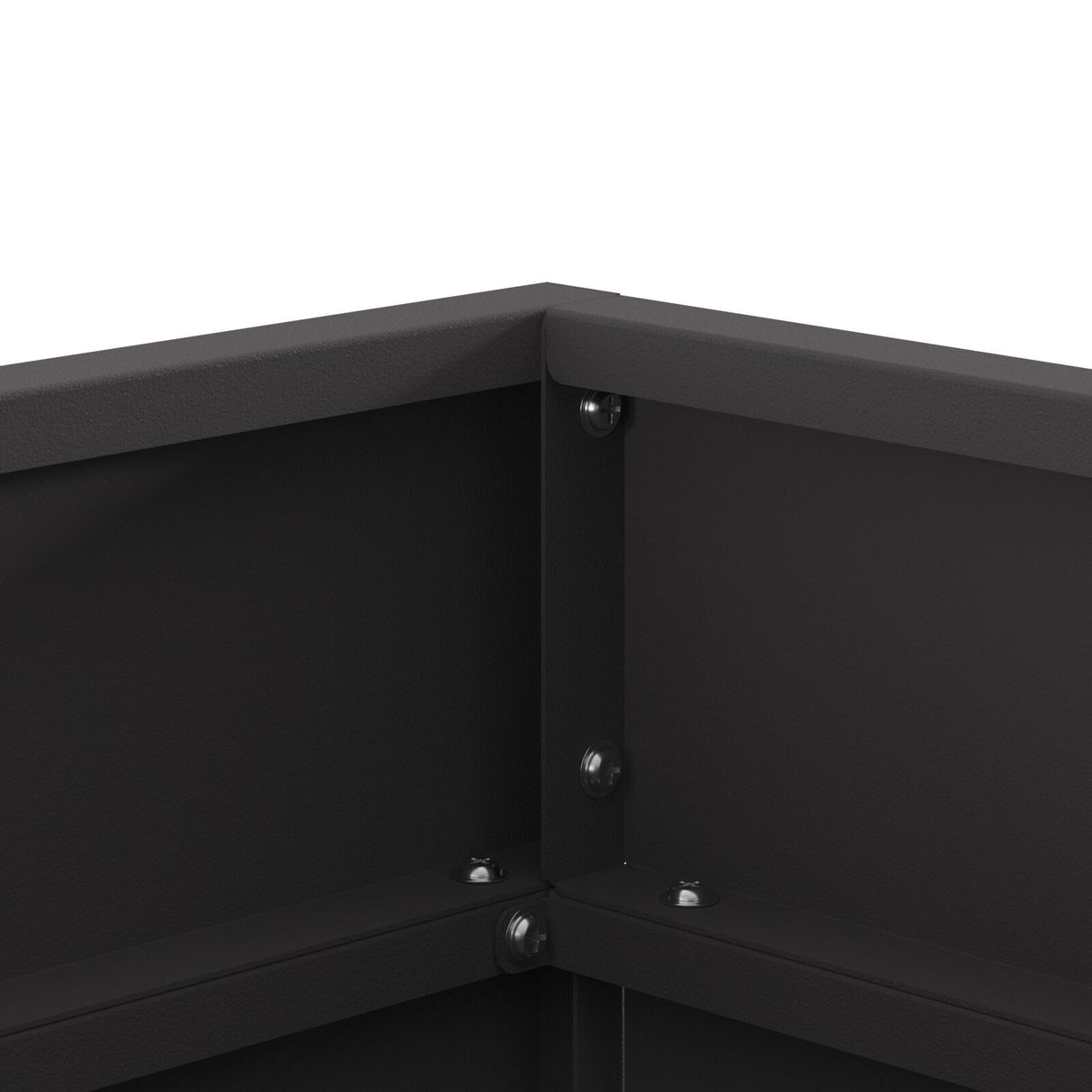 Square Fire Pit - Black, 50X50X30 Cm, Steel
