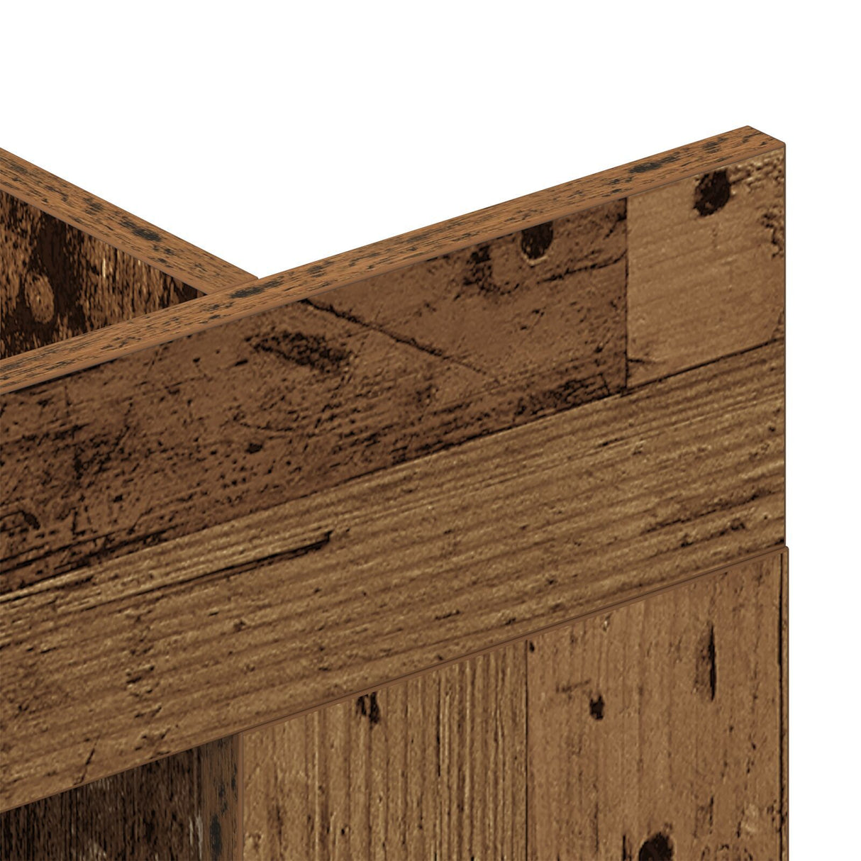 Tv Cabinet Wall-Mounted Old Wood 152X22X113 Cm