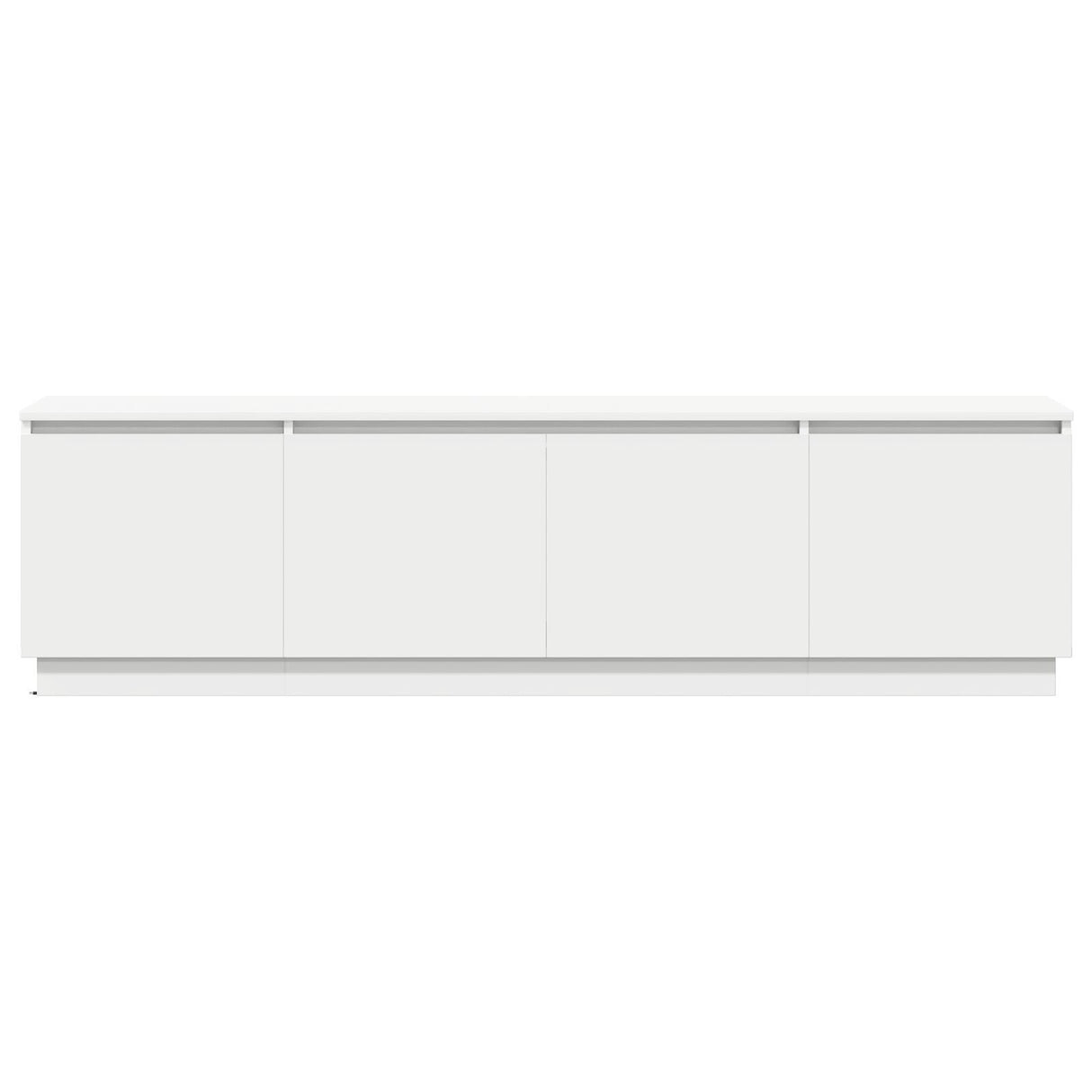 Tv Cabinet With Led 180X38X49 Cm Engineered Wood