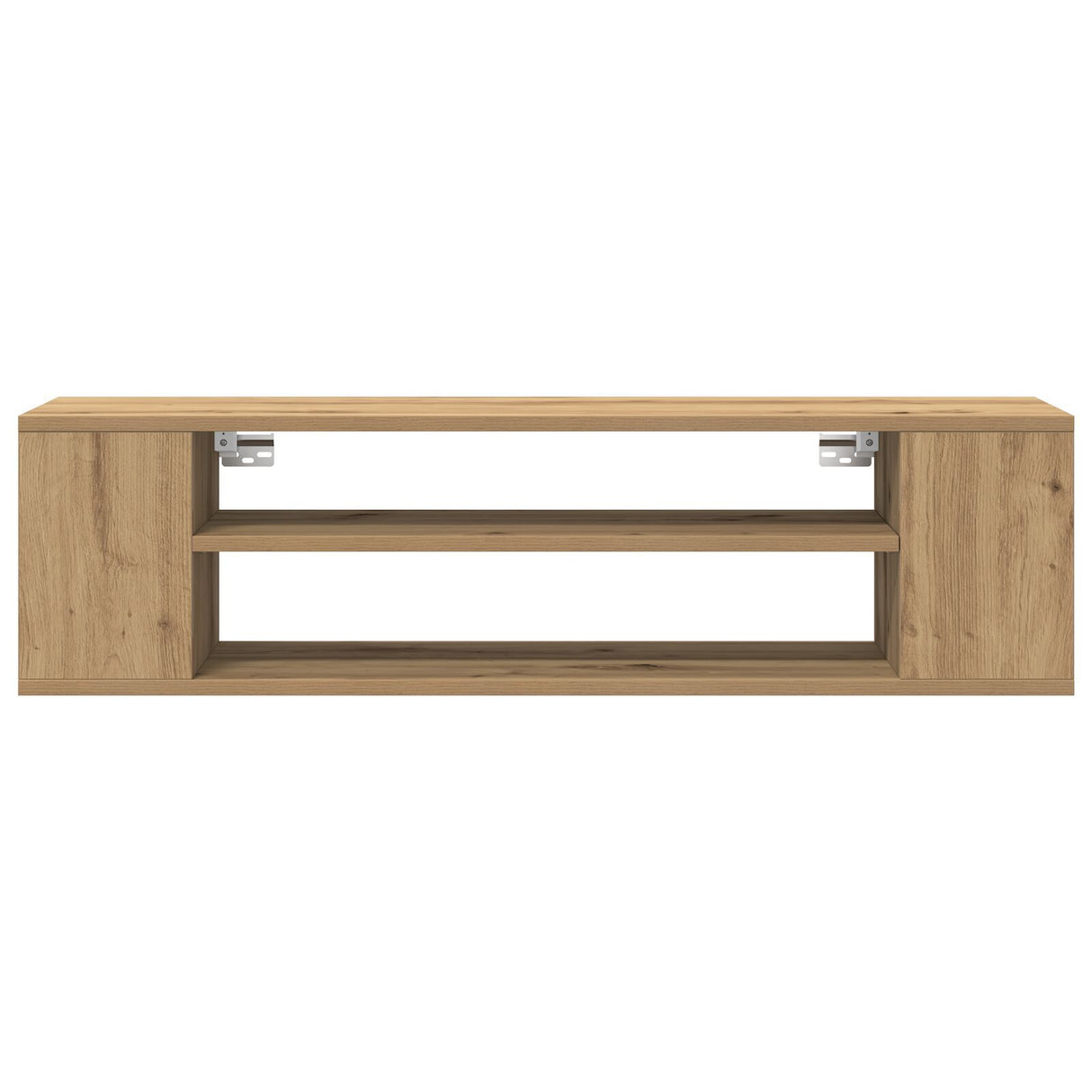 Wall Mounted Tv Cabinet In Artisan Oak - 100X30X26.5 Cm, Made From Engineered Wood