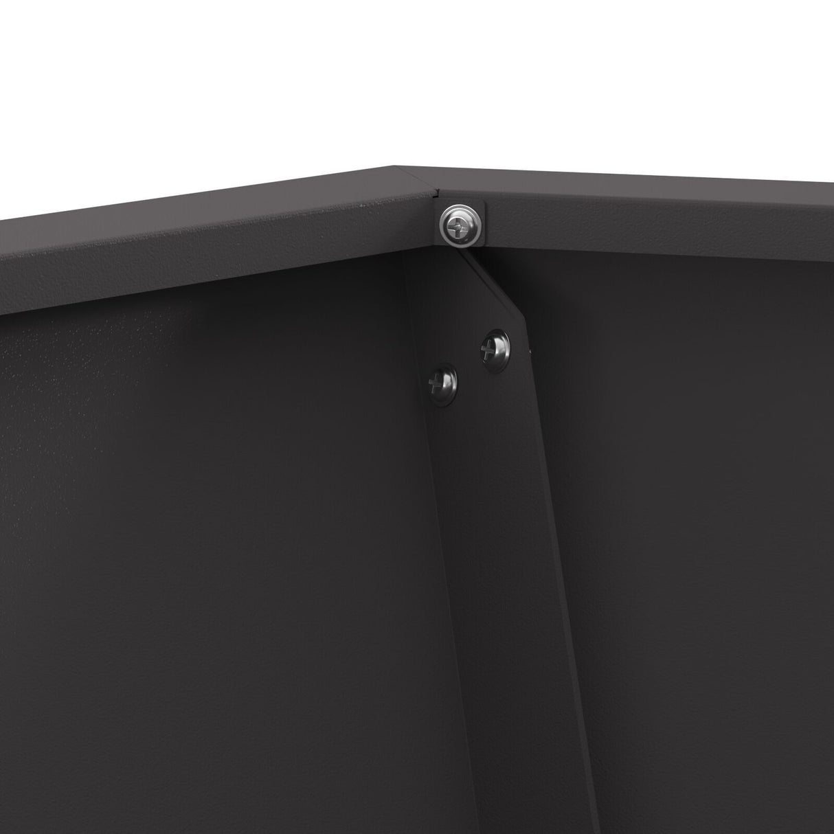 Fire Pit Hexagonal Black 50X50X40 Cm Steel