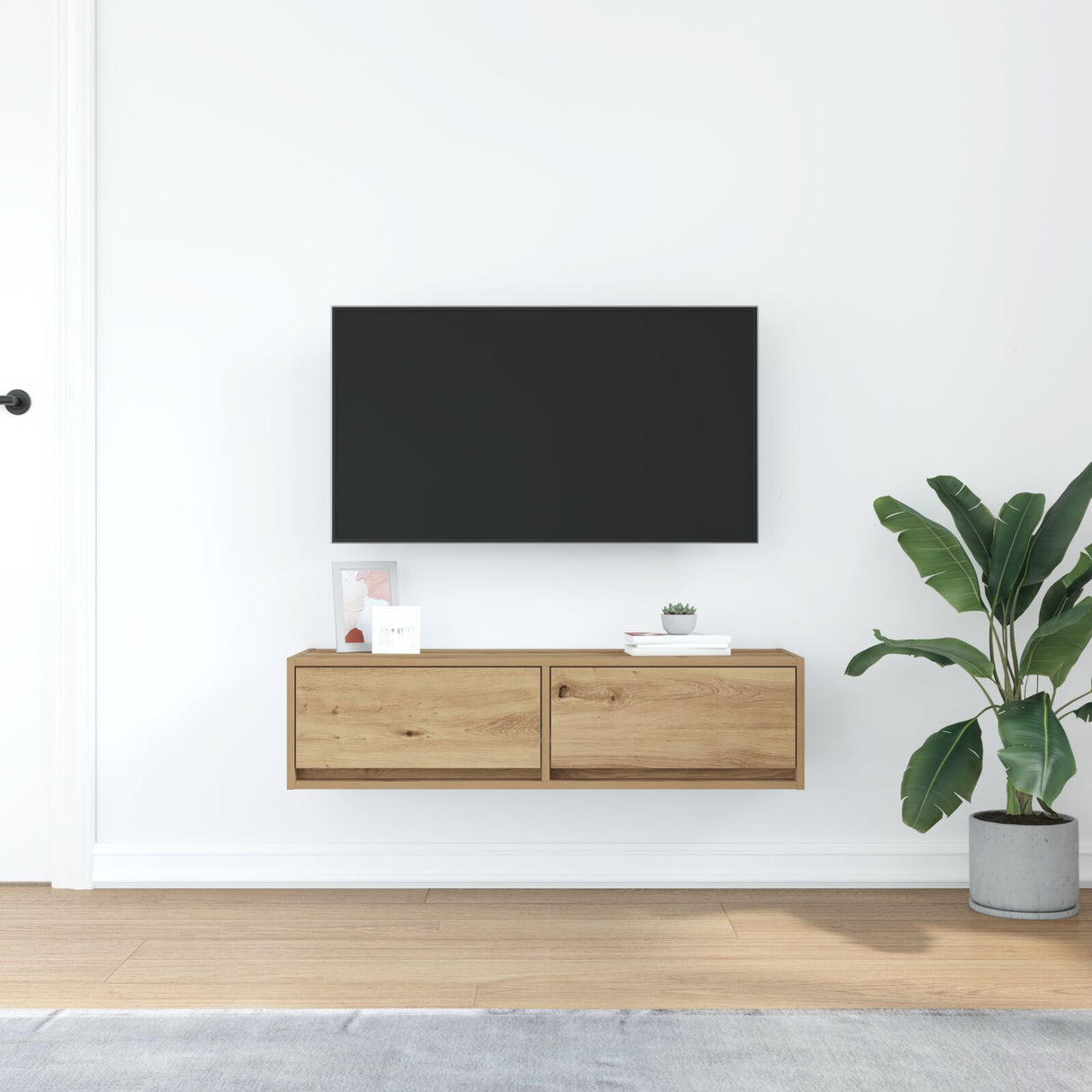 Tv Cabinet 100X31X25,5 Cm Engineered Wood