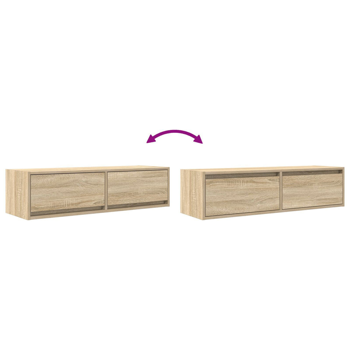 Tv Cabinet 100X31X25,5 Cm Engineered Wood