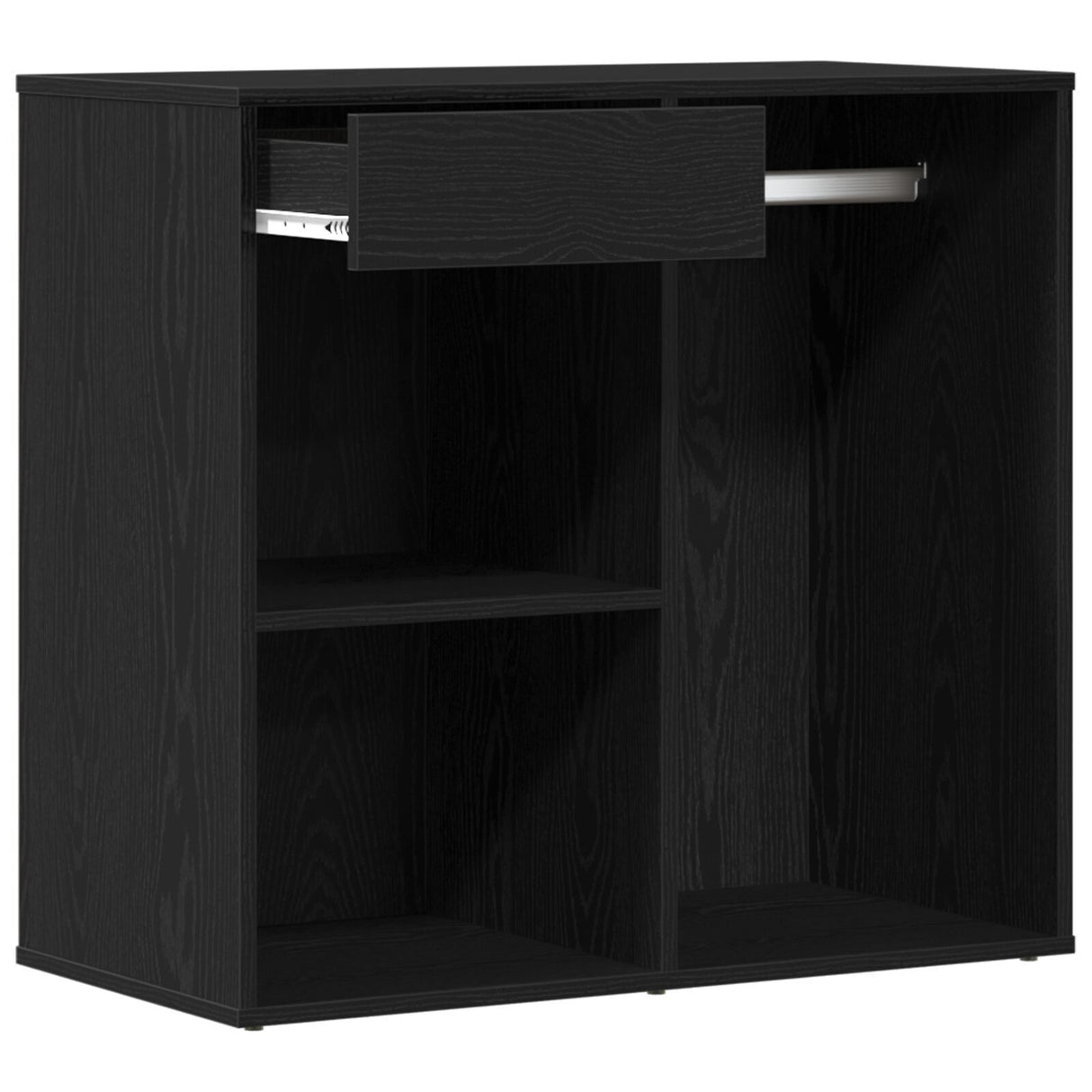 Black Oak Cosmetic Cabinet 80X40X75 Cm Made From Engineered Wood