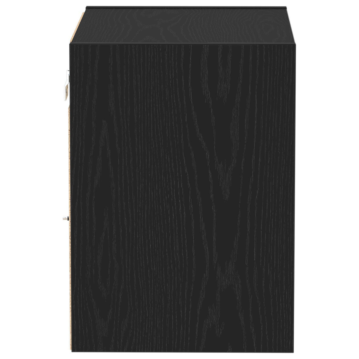 Floating Shelf Black Oak 40X28,5X40 Cm Engineered Wood