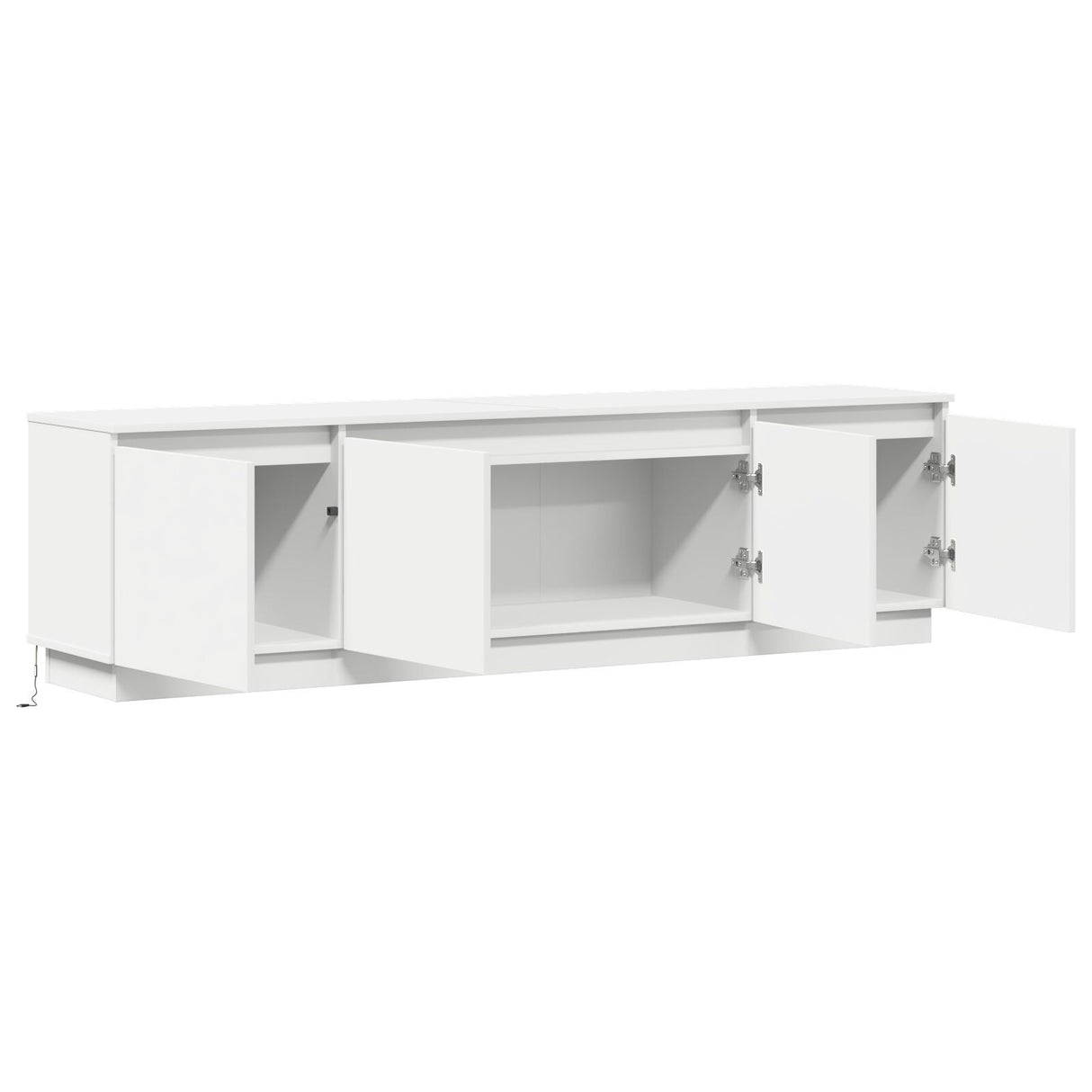 Tv Cabinet With Led 180X38X49 Cm Engineered Wood