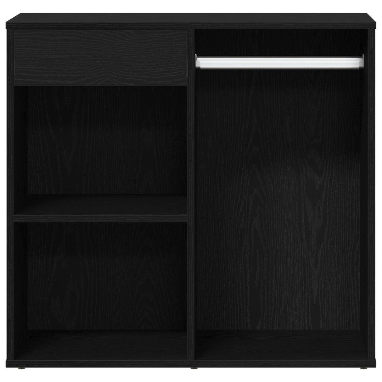 Black Oak Cosmetic Cabinet 80X40X75 Cm Made From Engineered Wood