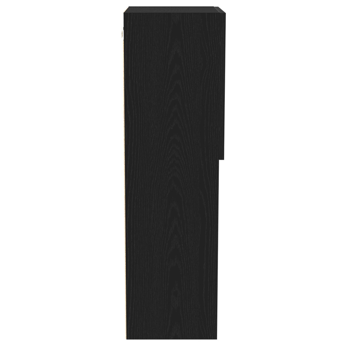 Tv Cabinet With Led Lights Black Oak 40,5X30X102 Cm