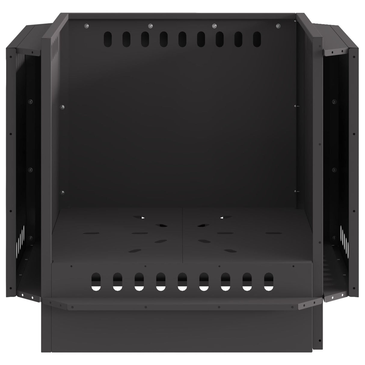 Smokeless Fire Pit Black Steel