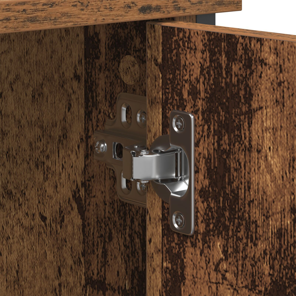 Tv Cabinet Artisan Oak 101X35X65 Cm Engineered Wood And Steel