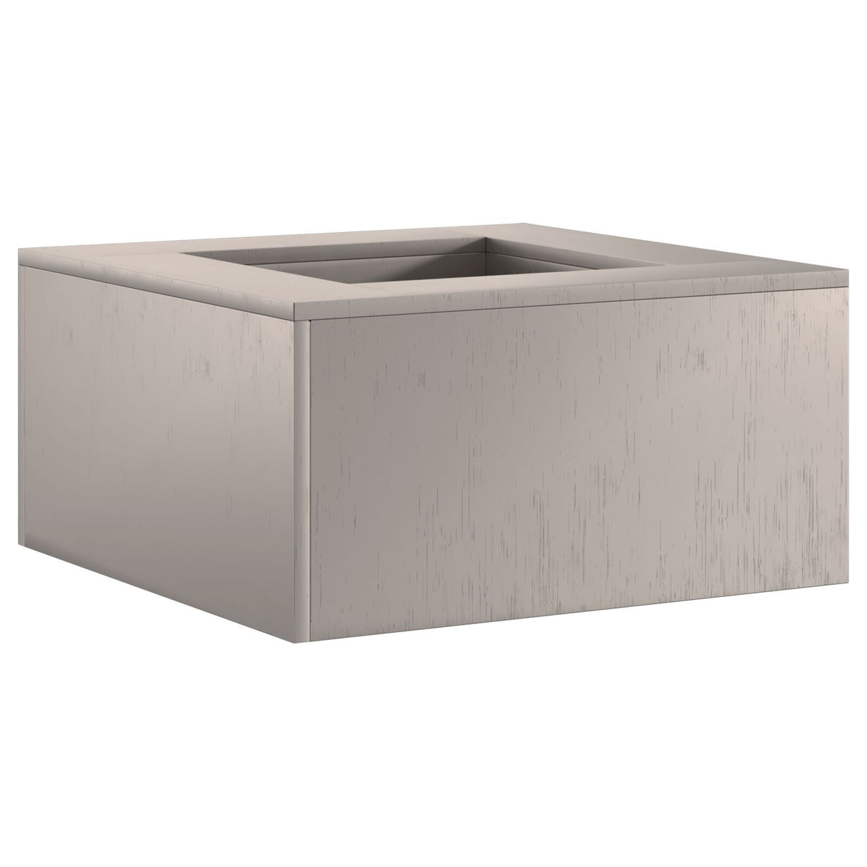 Fire Pit Square Weathering Steel