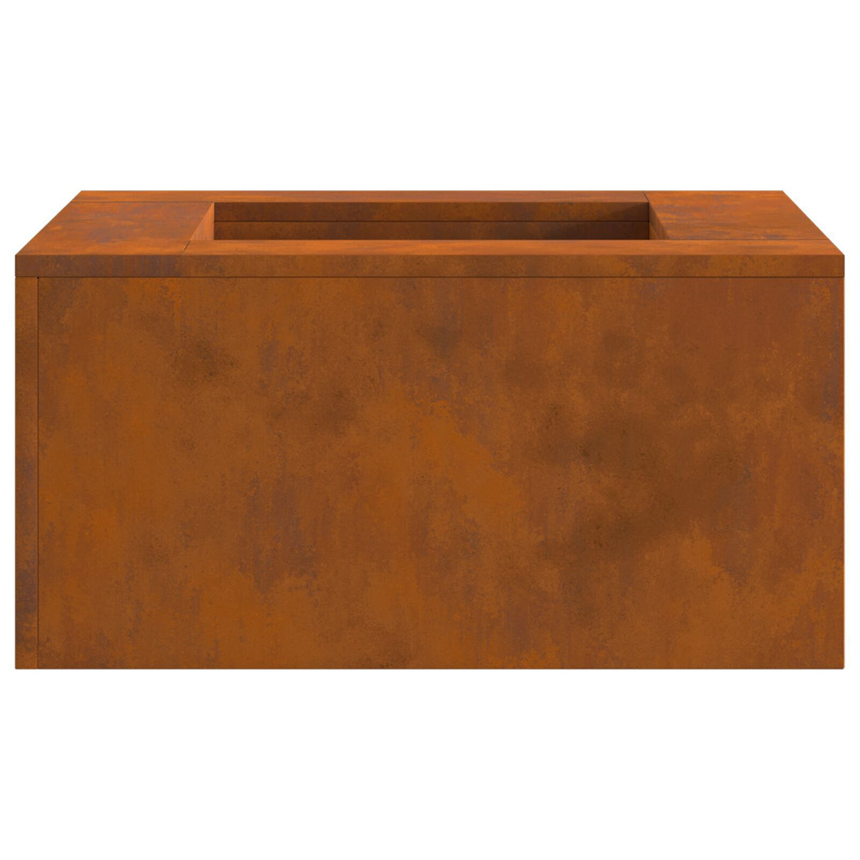 Fire Pit Square Weathering Steel