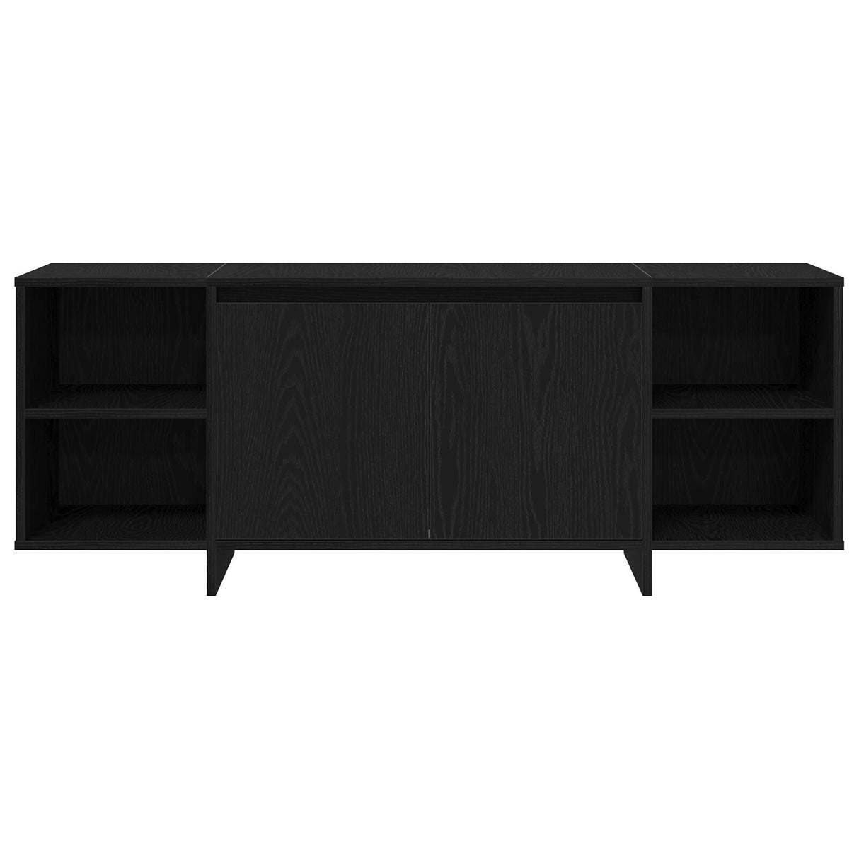 Tv Stand - Black Oak - 120X30X40.5 Cm - Made Of Engineered Wood