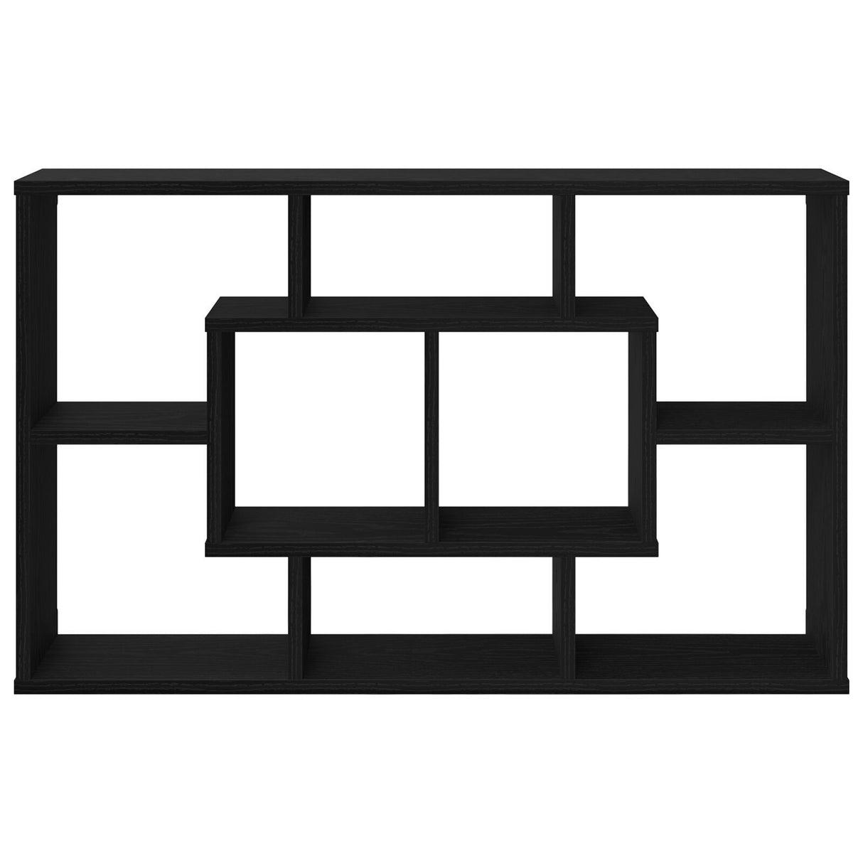 Wall Shelf - Black Oak, 85 X 16 X 52.5 Cm, Made Of Engineered Wood