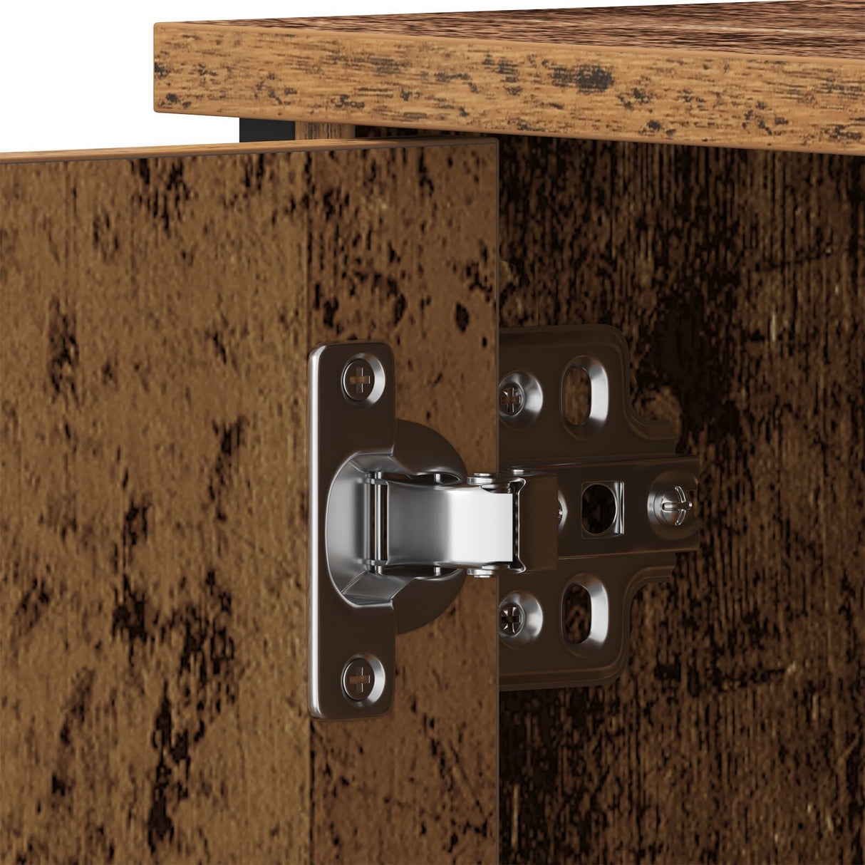 Tv Cabinet Old Wood 80X40X50 Cm Engineered Wood And Steel