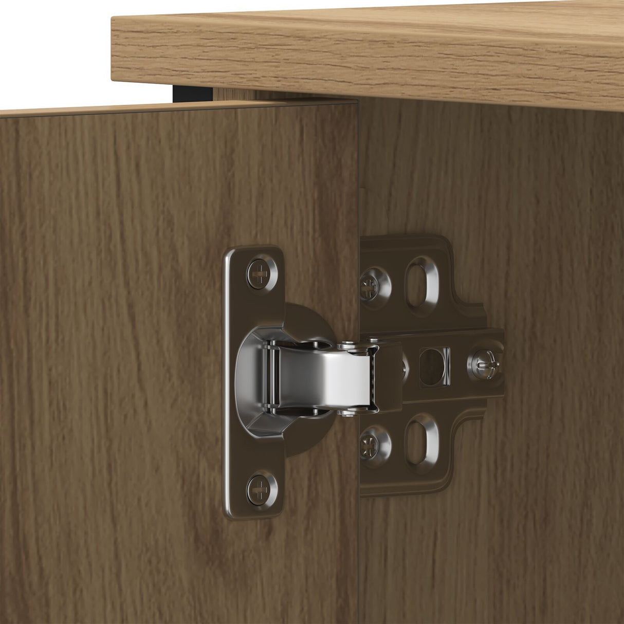 Tv Cabinet Artisan Oak 80X40X50 Cm Engineered Wood And Steel