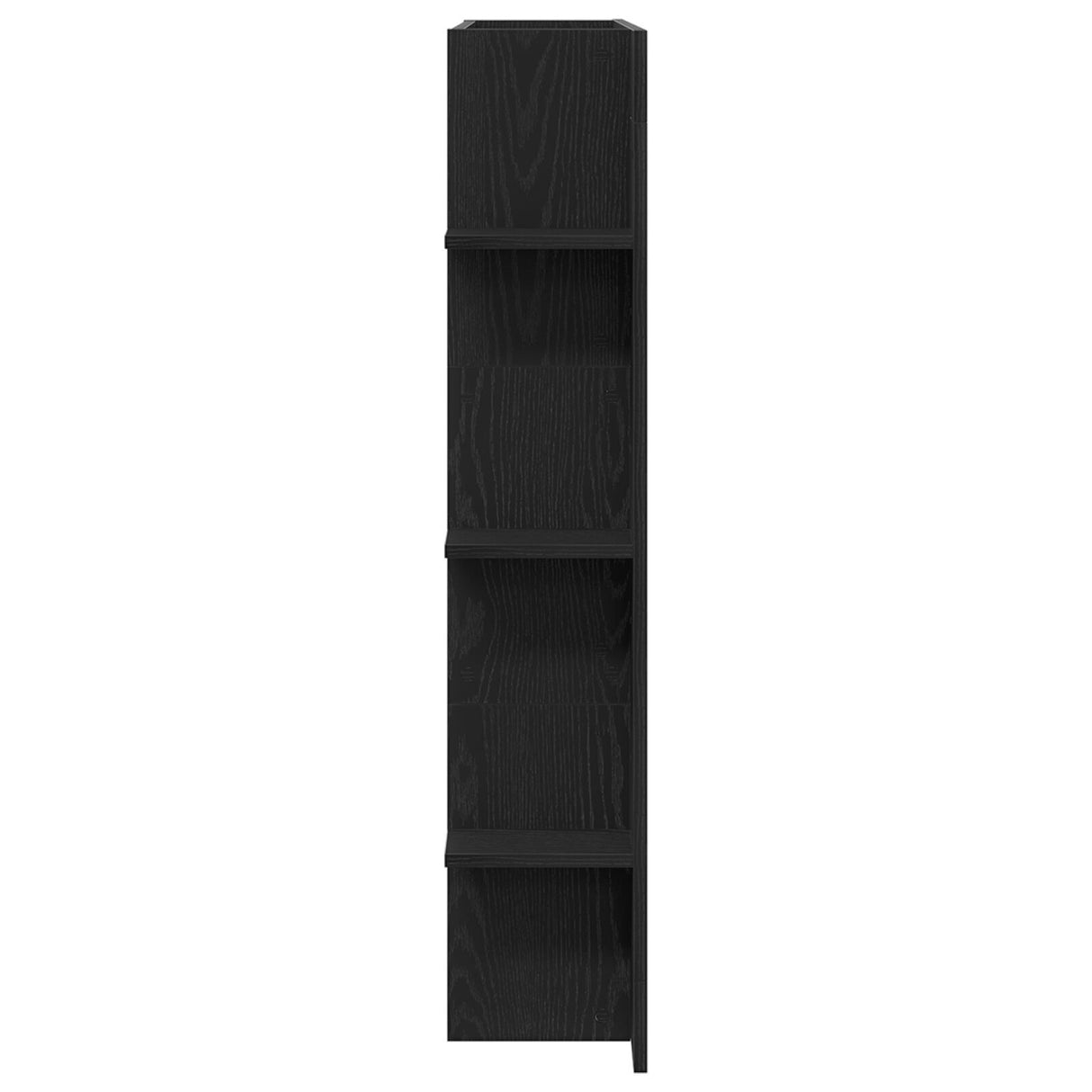 Tv Cabinet Wall-Mounted Black Oak 152X22X113 Cm