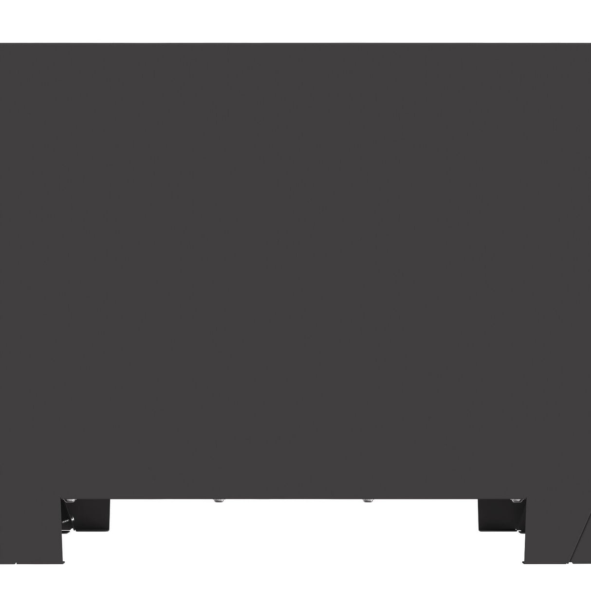 Fire Pit Square Black Steel