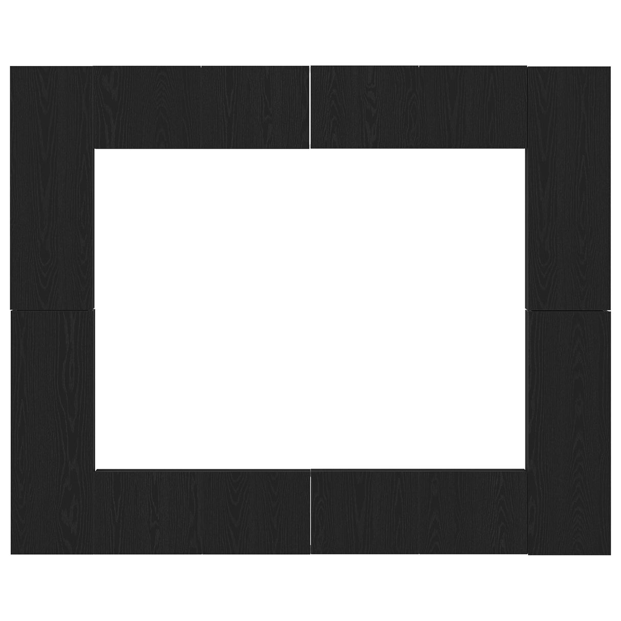 8 Piece Tv Cabinet Set Wall-Mounted Engineered Wood,  Tv Stand 80X30X30 Cm Made Of Engineered Wood,  Wall-Mounted Tv Cabinets - 2 Pcs , 30.5X30X90 Cm, Made From Engineered Wood