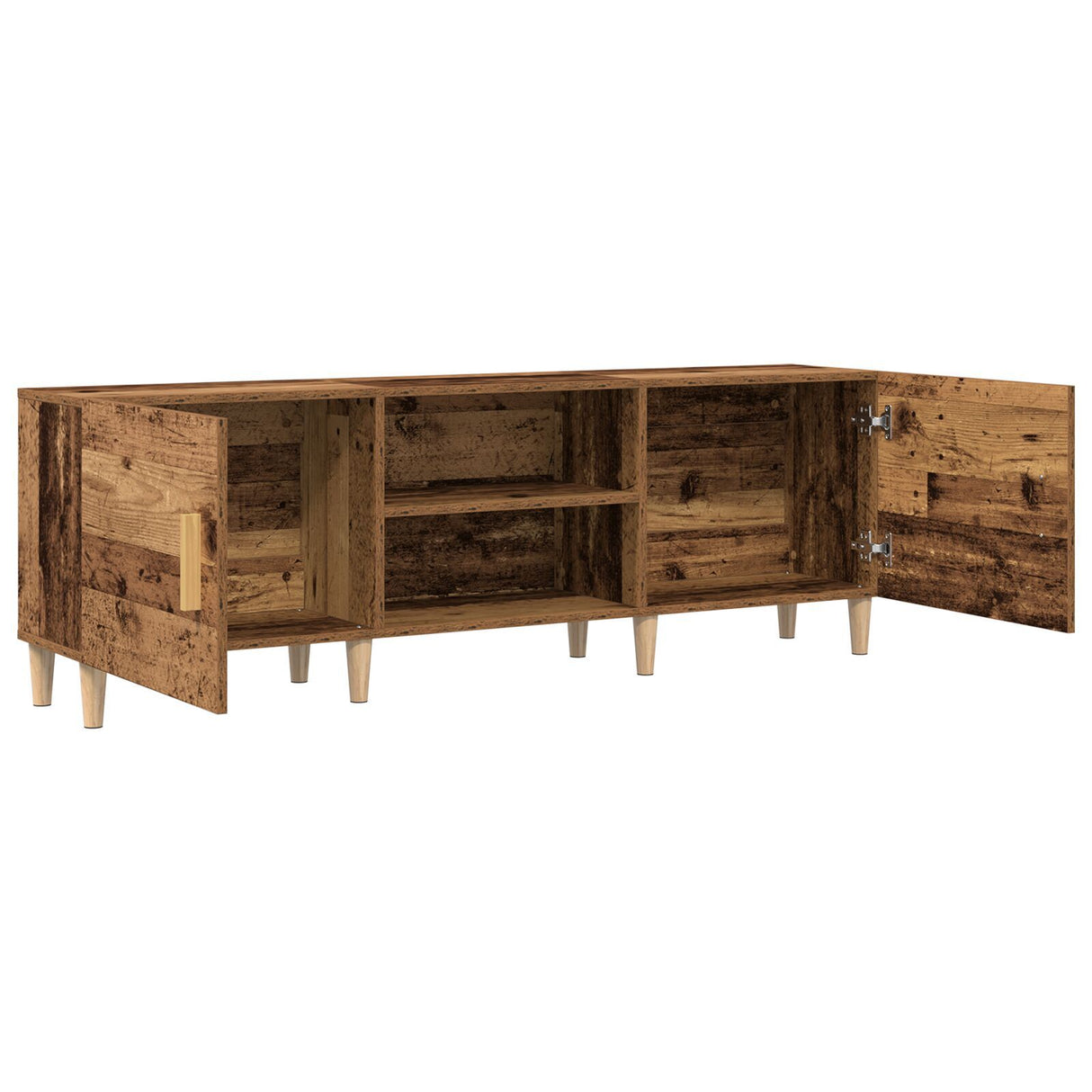 Tv Cabinet Old Wood 150X30X50 Cm Engineered Wood