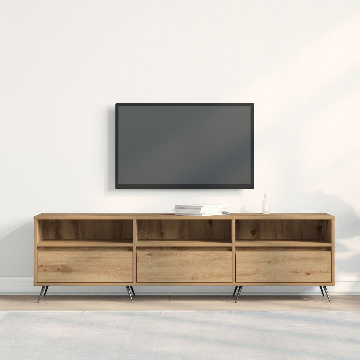 Tv Cabinet Artisan Oak 150X30X44,5 Cm Engineered Wood