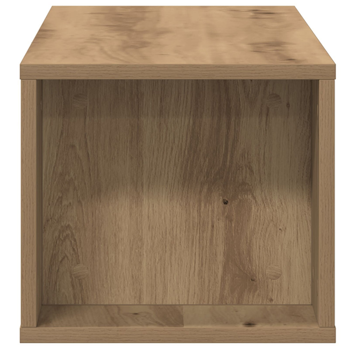 Wall Mounted Tv Cabinet In Artisan Oak - 100X30X26.5 Cm, Made From Engineered Wood