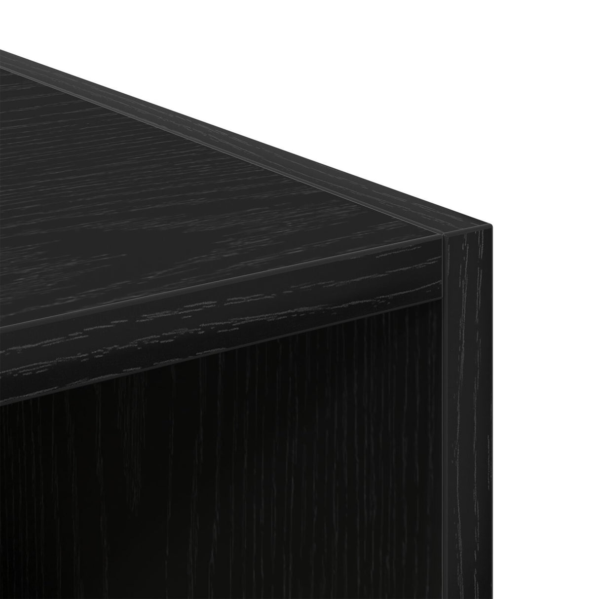 Black Oak Wardrobe - 30X50X200 Cm, Made From Engineered Wood