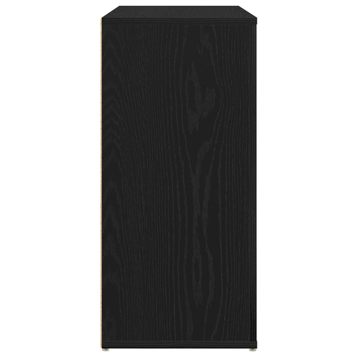 Sideboard Black Oak 80X33X70 Cm Engineered Wood