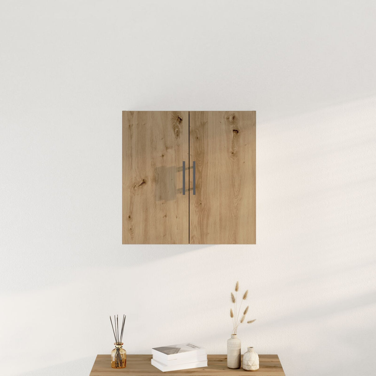 Wall-Mounted Cabinet Artisan Oak 60X31,5X60 Cm Engineered Wood