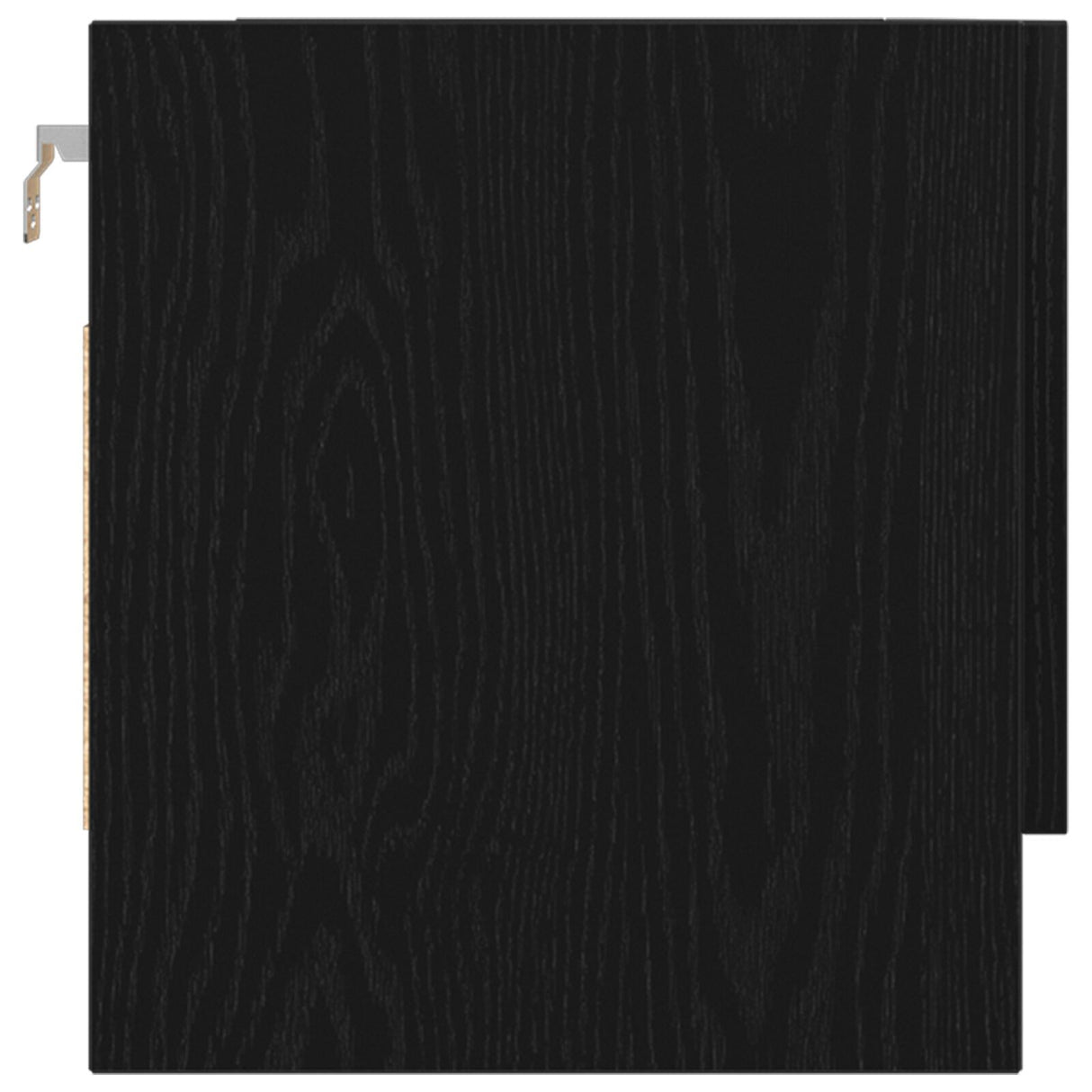 Black Oak Wardrobe - 100X32.5X35 Cm, Made From Engineered Wood