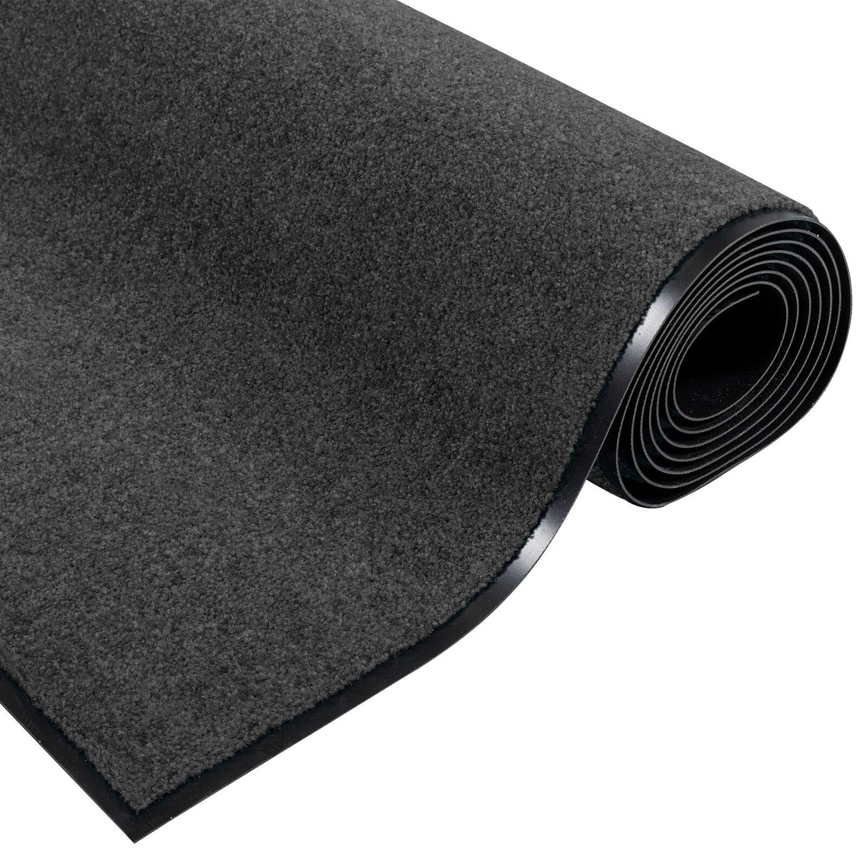Washable Doormat In Anthracite, 120X300 Cm