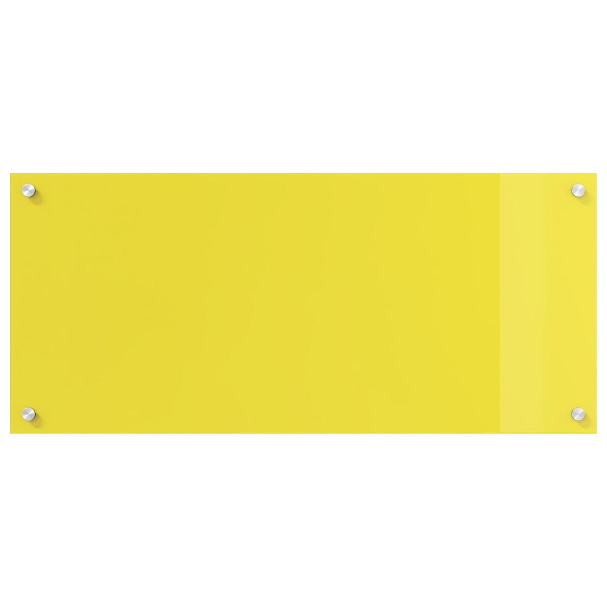 Kitchen Backsplash Yellow 90X40X0.6 Cm Tempered Glass