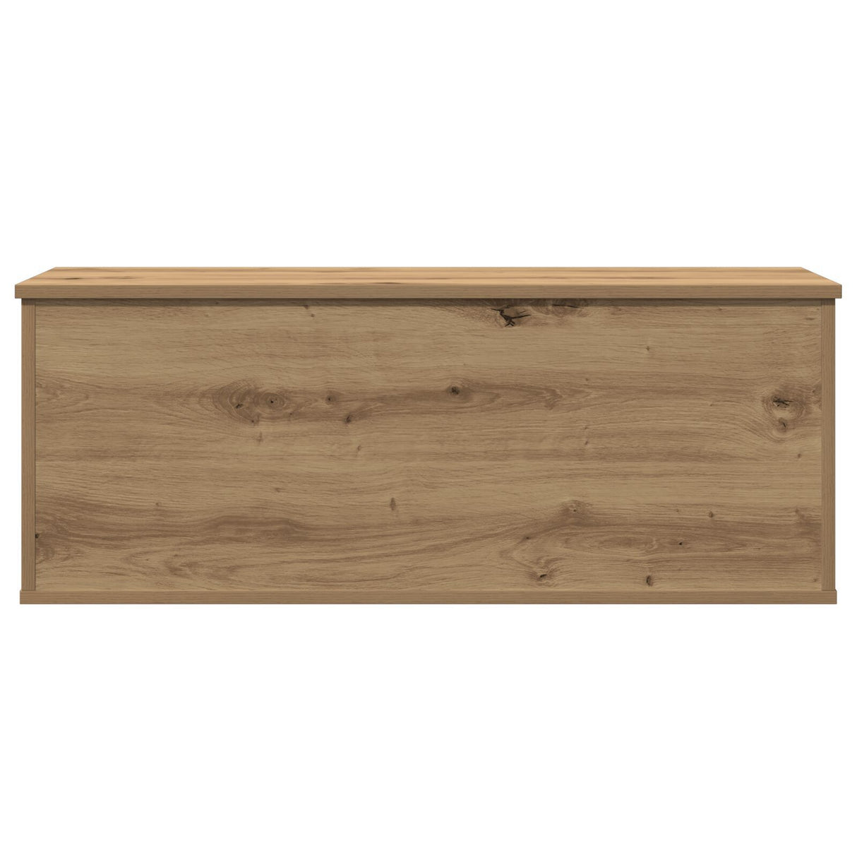 Storage Box In Artisan Oak - 90X35X35 Cm, Made From Engineered Wood