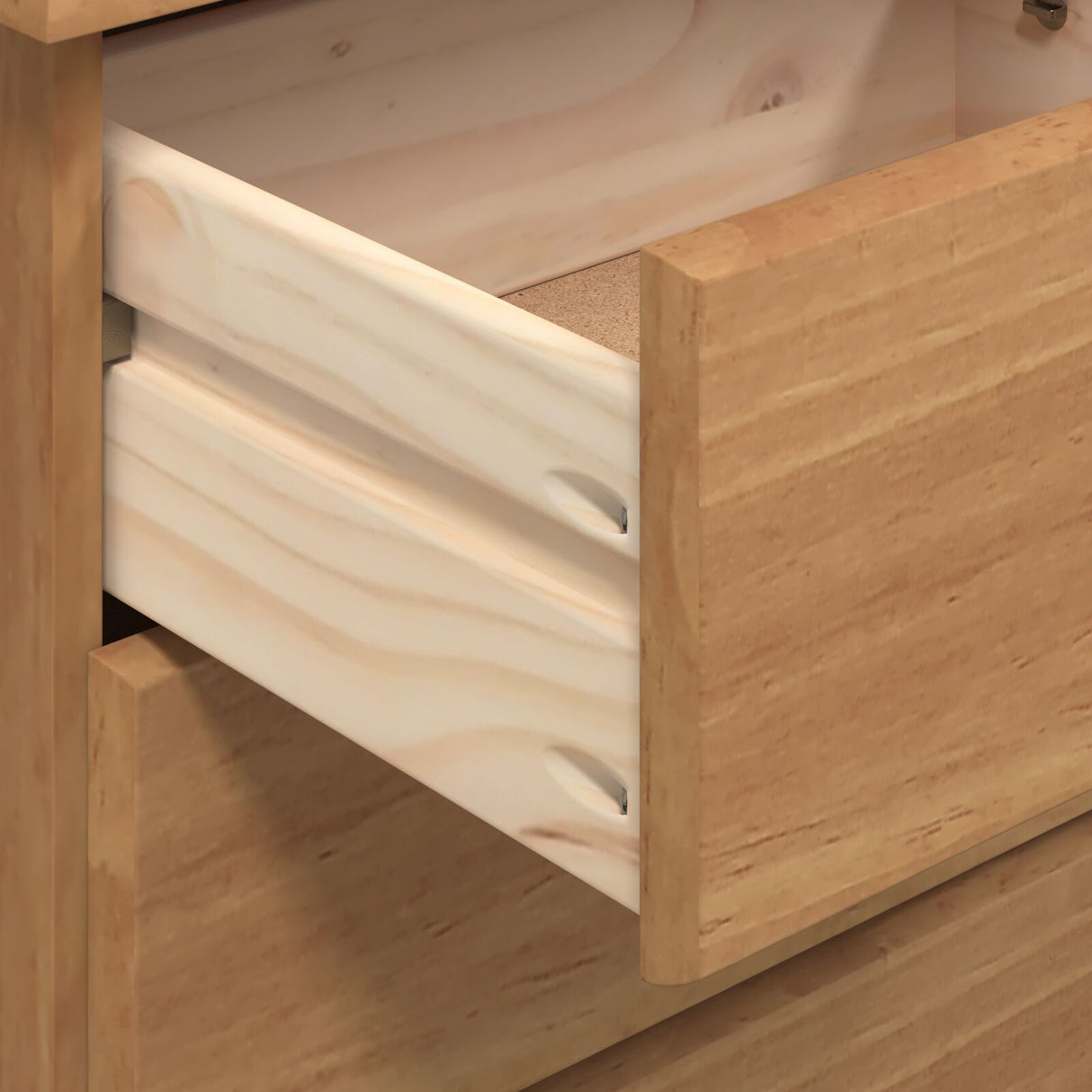 Chest Of Drawers 'Askim'91X40X95.5 Cm Solid Wood Pine