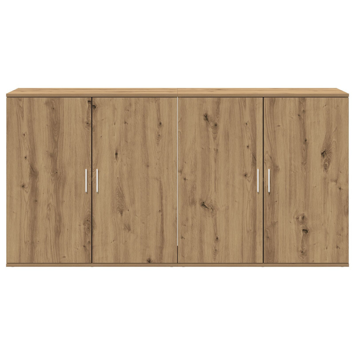 Sideboards 2 Pcs Artisan Oak 79X38X80 Cm Engineered Wood