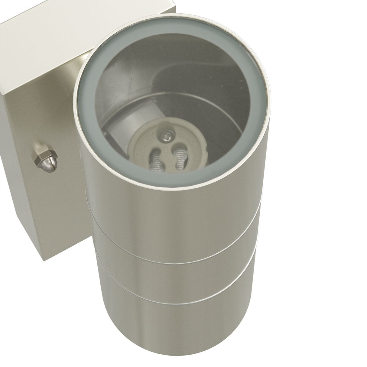 Outdoor Wall Light Silver Ip44