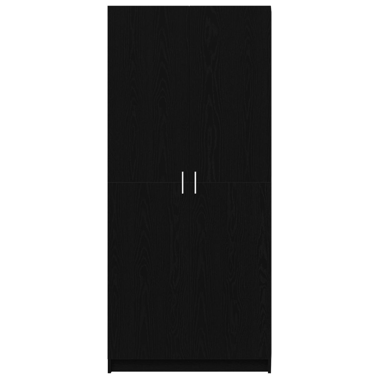 Wardrobe Black Oak 80X51X180 Cm Engineered Wood