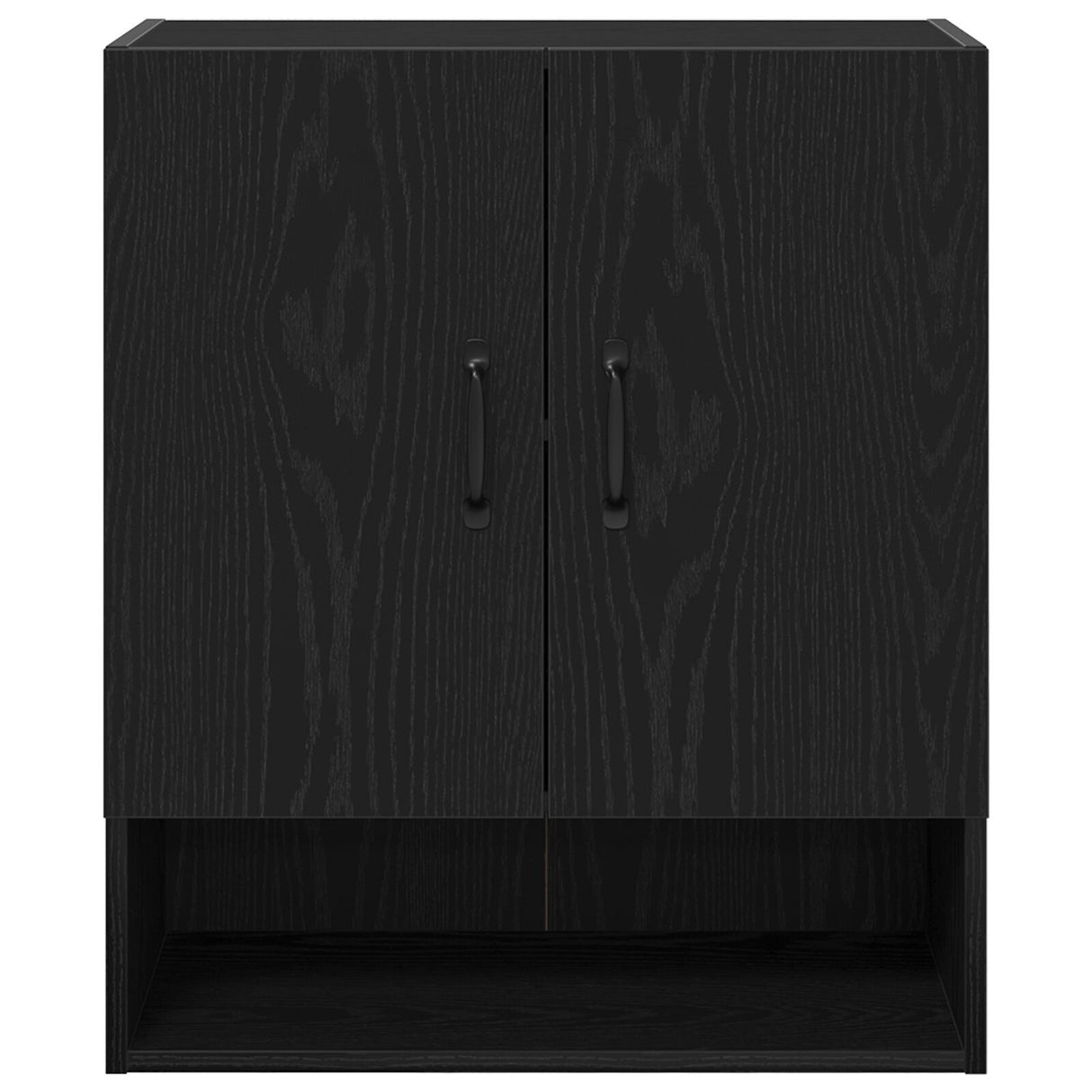 Wall Cabinet - Black Oak - 60X30X70 Cm - Made Of Engineered Wood