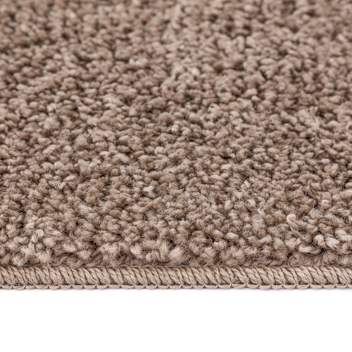 Shaggy Rug With Latex Backing Brown 140X200 Cm