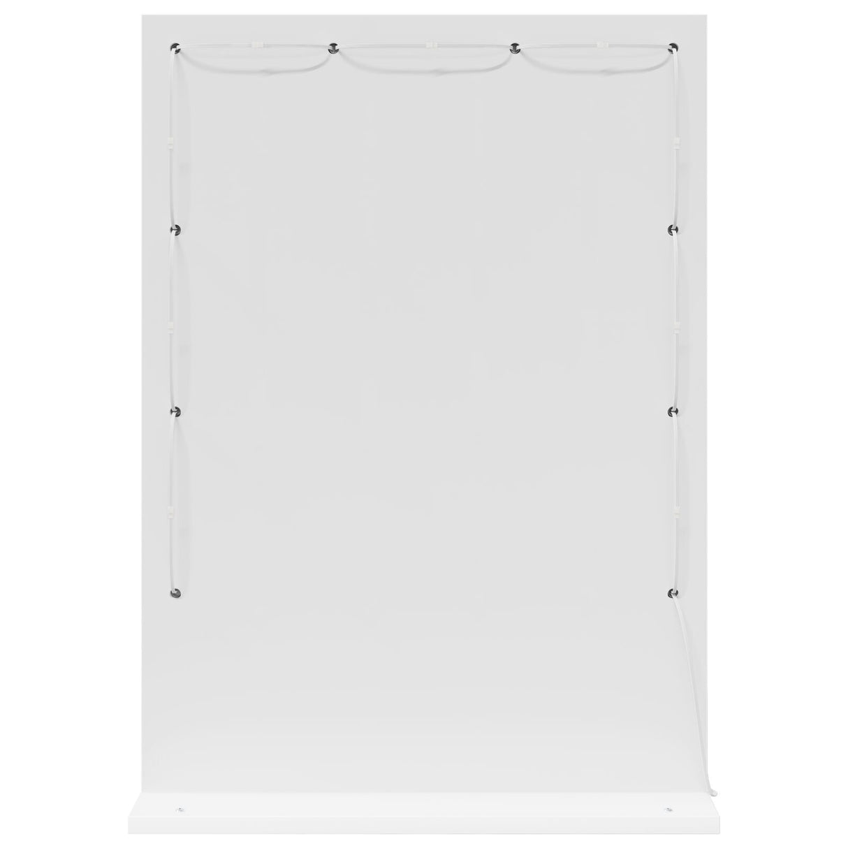 Vanity Mirror With Led Lights White 70X50X18 Cm