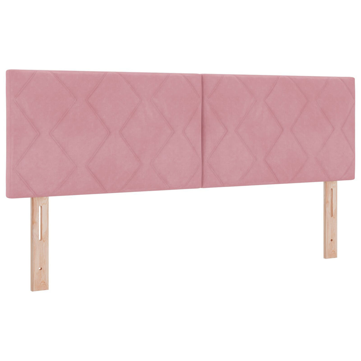 Box Spring Bed With Mattress Pink 160X200 Cm Velvet