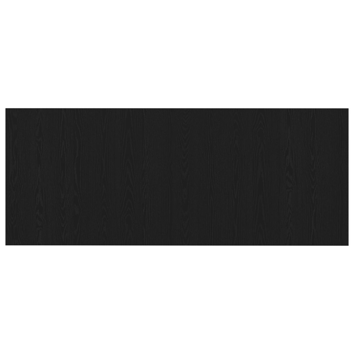 Bed Headboard Black Oak 200X1,5X80 Cm Engineered Wood